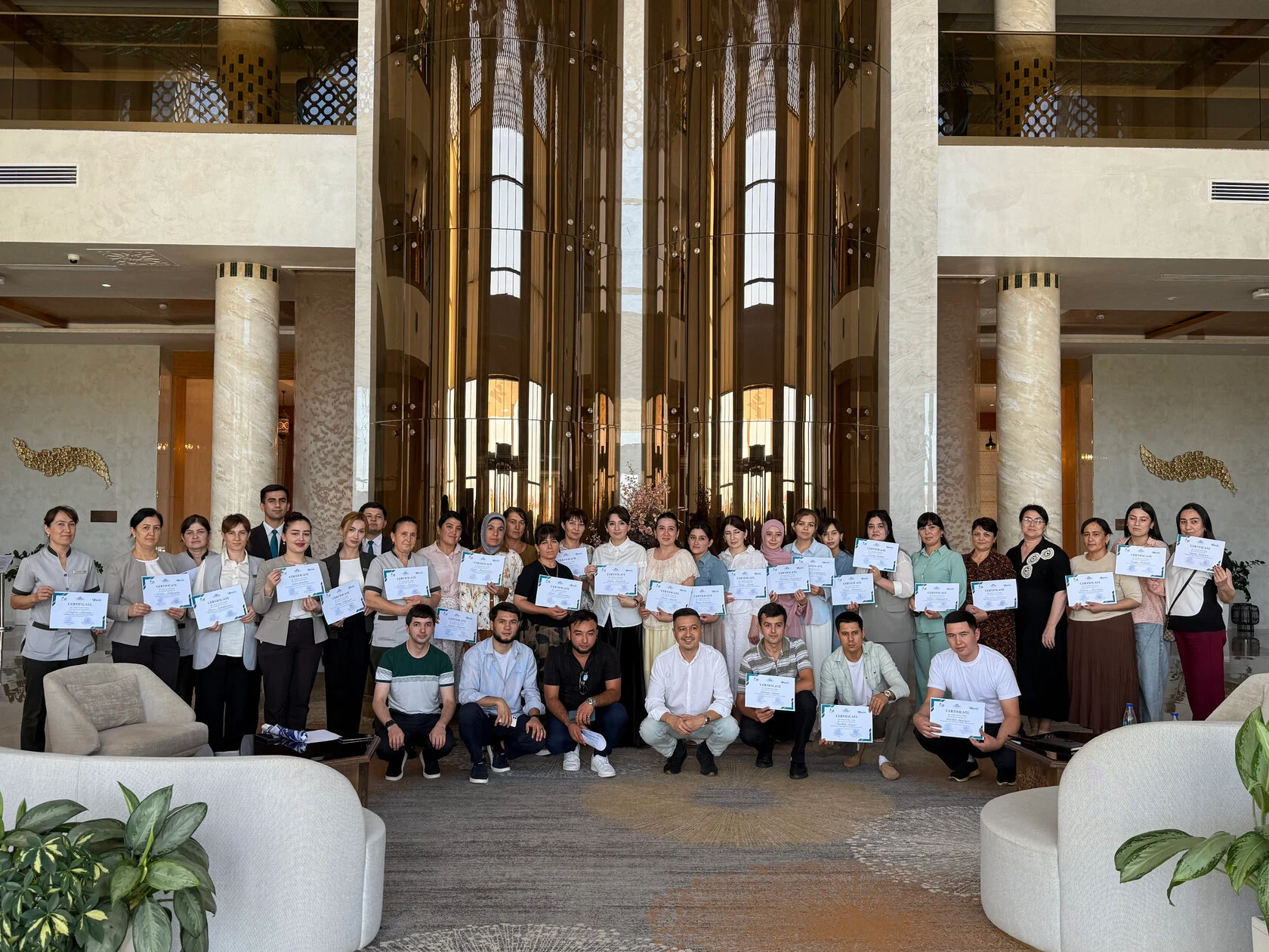 Mehmonxona servisini takomillashtirish: Xivada F&B Management va Housekeeping yo‘nalishlari bo‘yicha treninglar bo‘lib o‘tdi